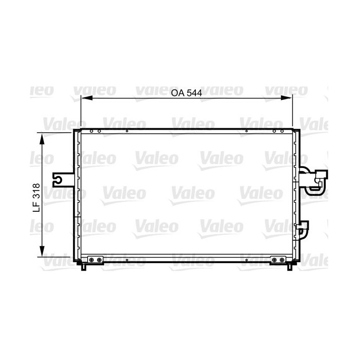 Kondensatorius, oro kondicionierius VALEO 814255