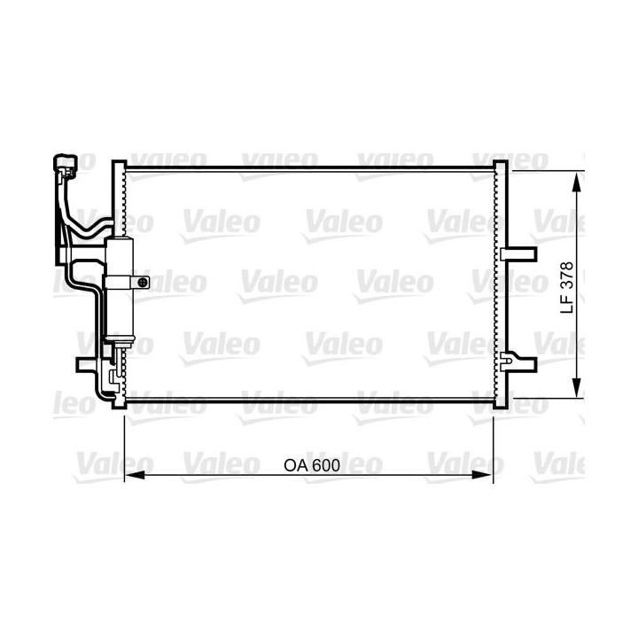 Kondensatorius, oro kondicionierius VALEO 814265