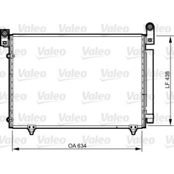 Kondensatorius, oro kondicionierius VALEO 814266