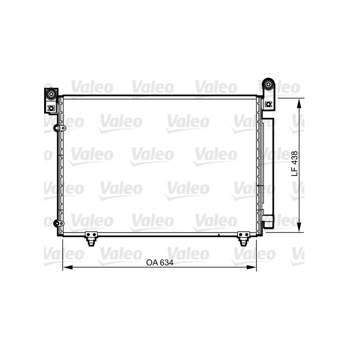 Kondensatorius, oro kondicionierius VALEO 814266