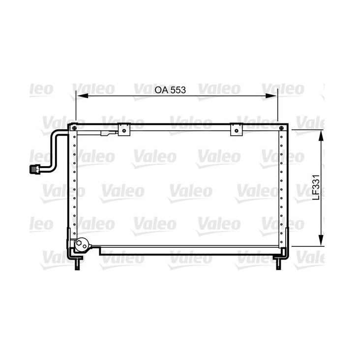 Kondensatorius, oro kondicionierius VALEO 814274