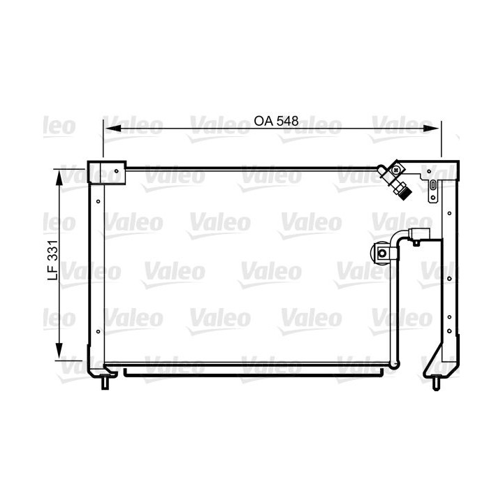 Kondensatorius, oro kondicionierius VALEO 814278