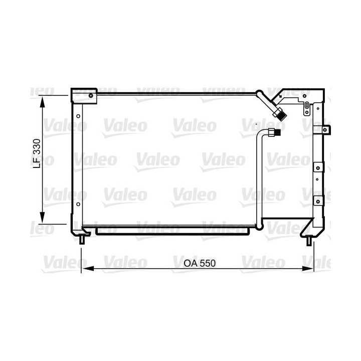 Kondensatorius, oro kondicionierius VALEO 814281