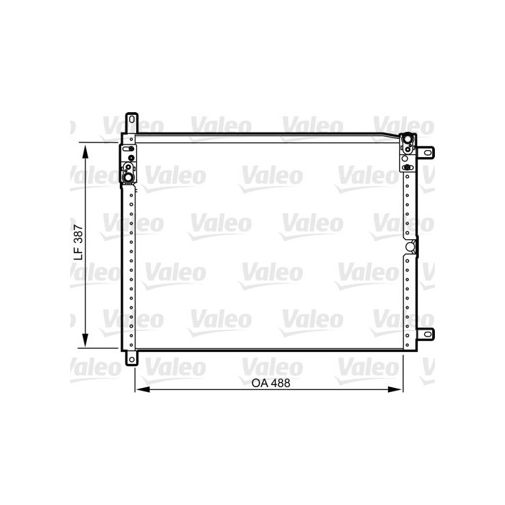 Kondensatorius, oro kondicionierius VALEO 814293