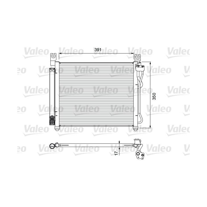 Kondensatorius, oro kondicionierius VALEO 814299