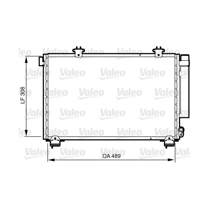 Kondensatorius, oro kondicionierius VALEO 814307