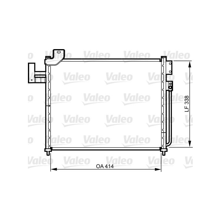 Kondensatorius, oro kondicionierius VALEO 814316