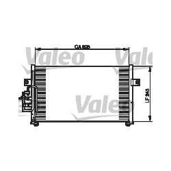 Kondensatorius, oro kondicionierius VALEO 814334