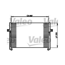 Kondensatorius, oro kondicionierius VALEO 814336
