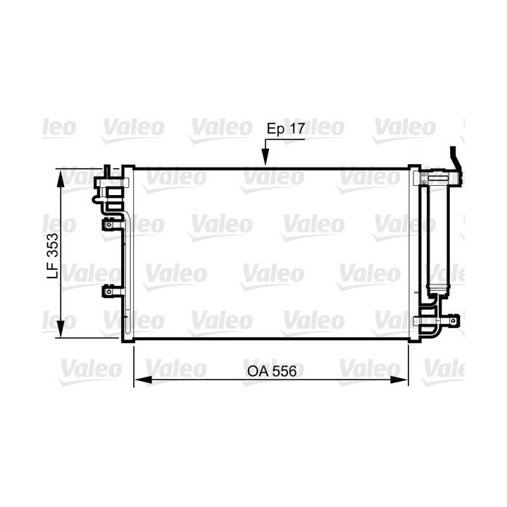 Kondensatorius, oro kondicionierius VALEO 814345