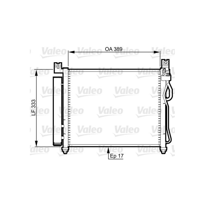 Kondensatorius, oro kondicionierius VALEO 814346