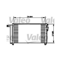 Kondensatorius, oro kondicionierius VALEO 814349
