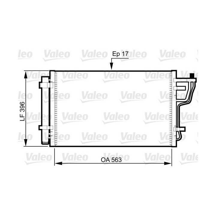 Kondensatorius, oro kondicionierius VALEO 814351