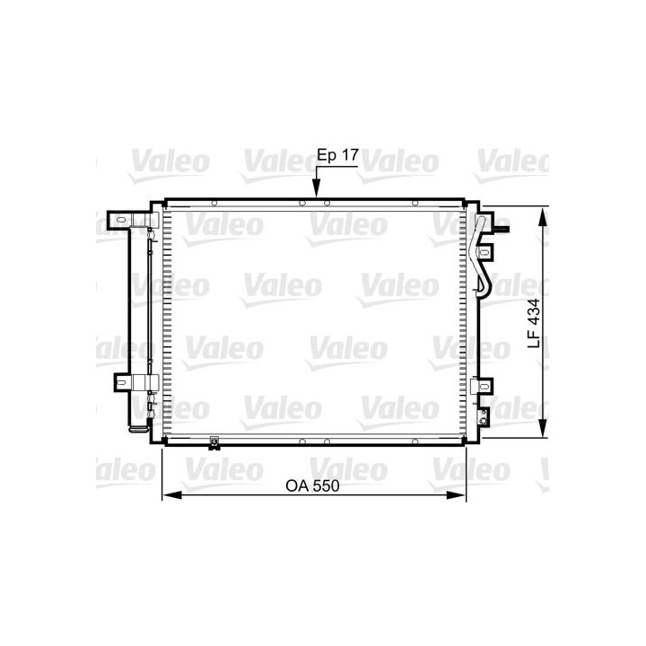 Kondensatorius, oro kondicionierius VALEO 814352