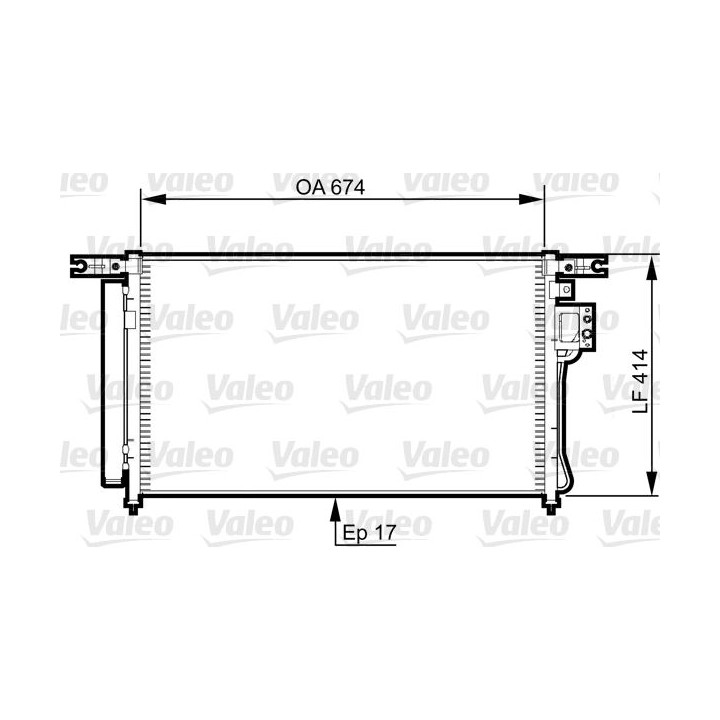 Kondensatorius, oro kondicionierius VALEO 814353