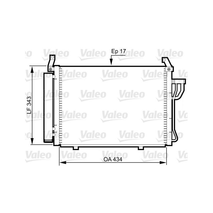 Kondensatorius, oro kondicionierius VALEO 814354
