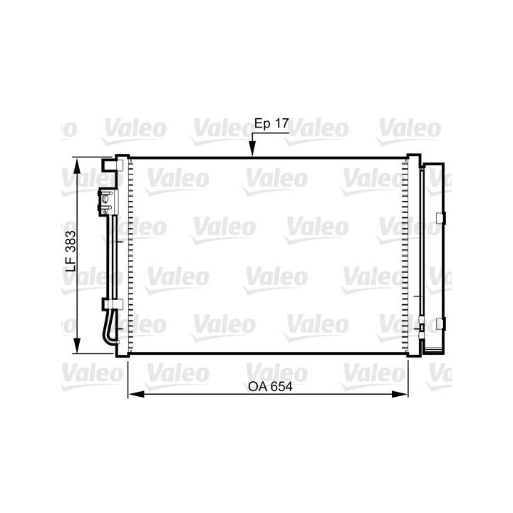 Kondensatorius, oro kondicionierius VALEO 814362