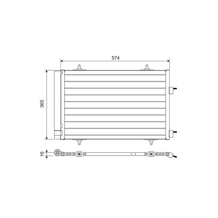Kondensatorius, oro kondicionierius VALEO 814365