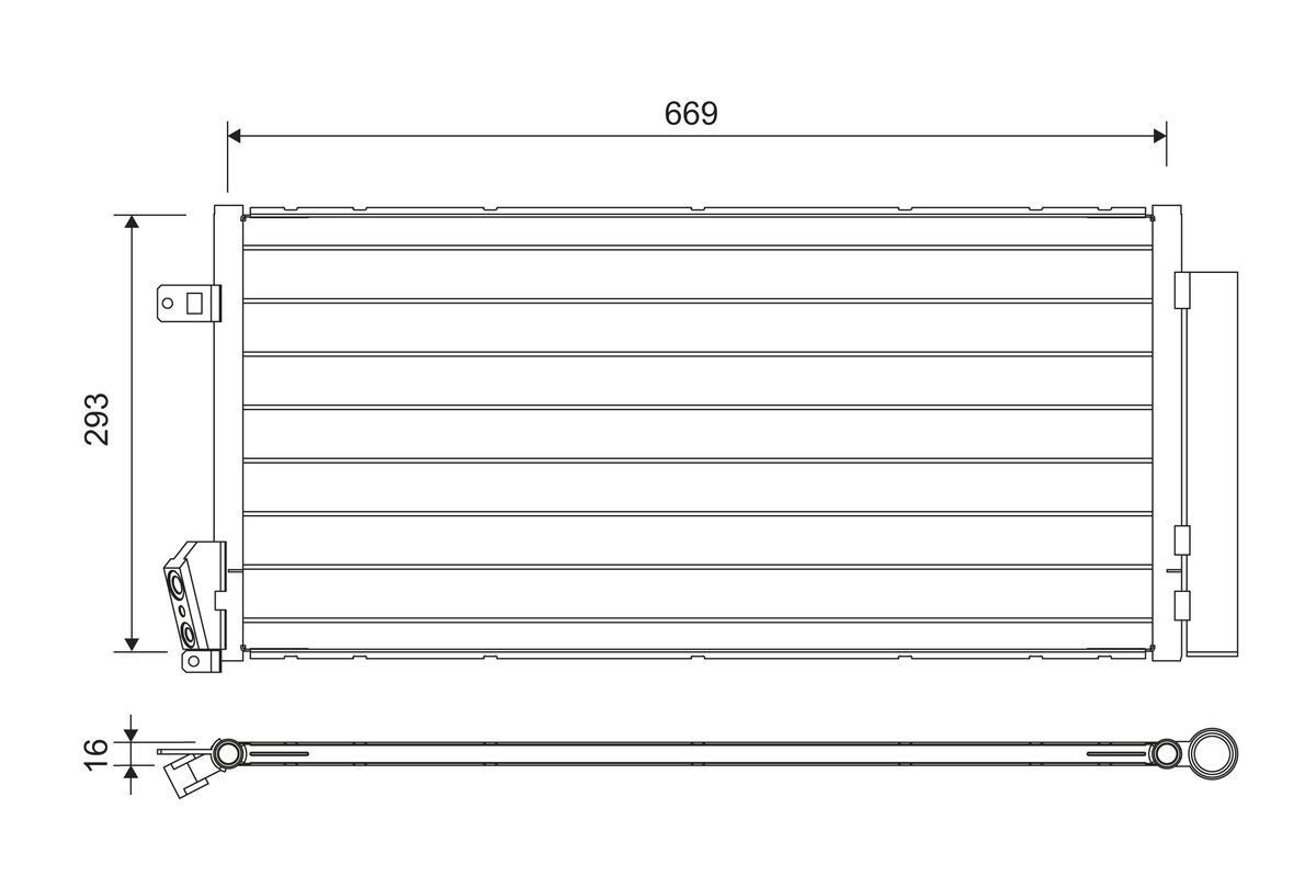 Kondensatorius, oro kondicionierius VALEO 814377