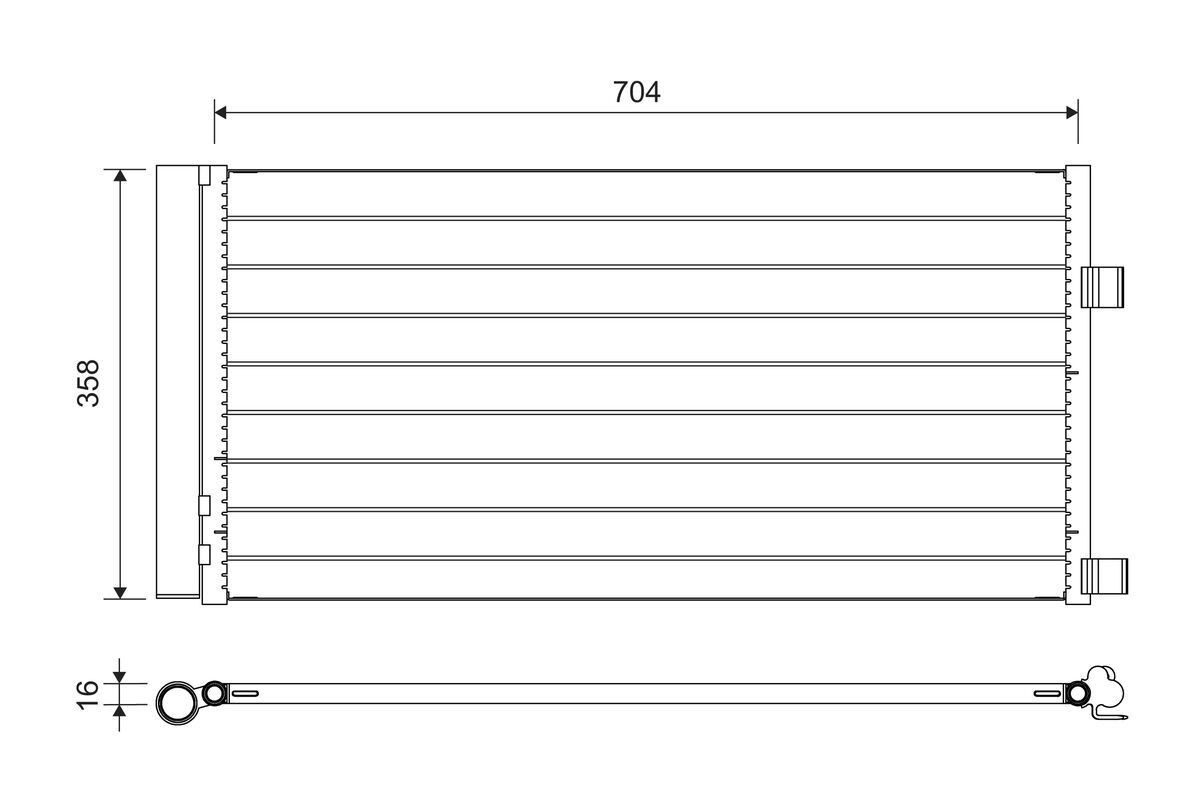 Kondensatorius, oro kondicionierius VALEO 814378