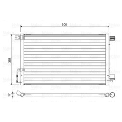 Kondensatorius, oro kondicionierius VALEO 814381