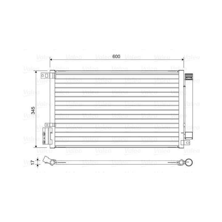 Kondensatorius, oro kondicionierius VALEO 814381