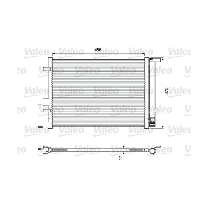 Kondensatorius, oro kondicionierius VALEO 814395