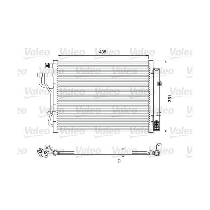 Kondensatorius, oro kondicionierius VALEO 814399