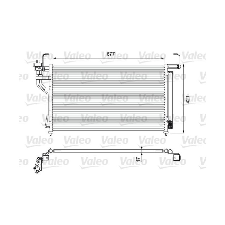 Kondensatorius, oro kondicionierius VALEO 814400