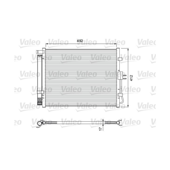 Kondensatorius, oro kondicionierius VALEO 814402