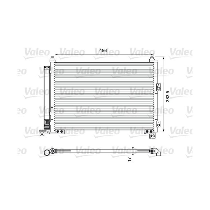 Kondensatorius, oro kondicionierius VALEO 814403