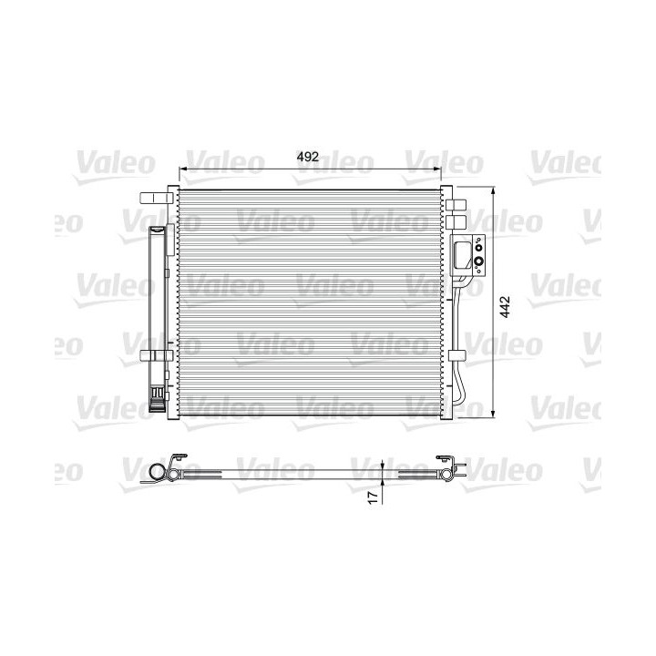 Kondensatorius, oro kondicionierius VALEO 814404