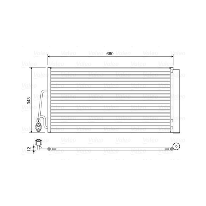 Kondensatorius, oro kondicionierius VALEO 814409