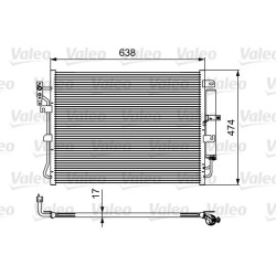 Kondensatorius, oro kondicionierius VALEO 814424