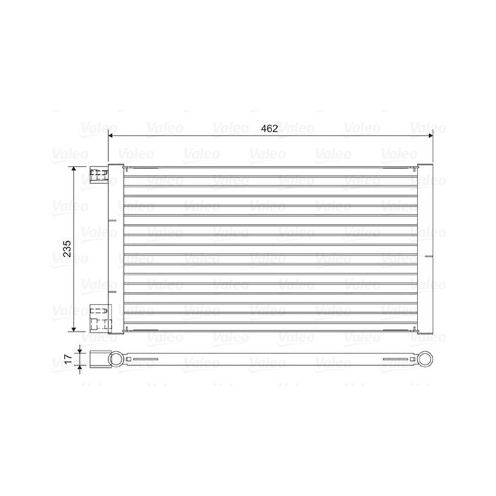 Kondensatorius, oro kondicionierius VALEO 814433