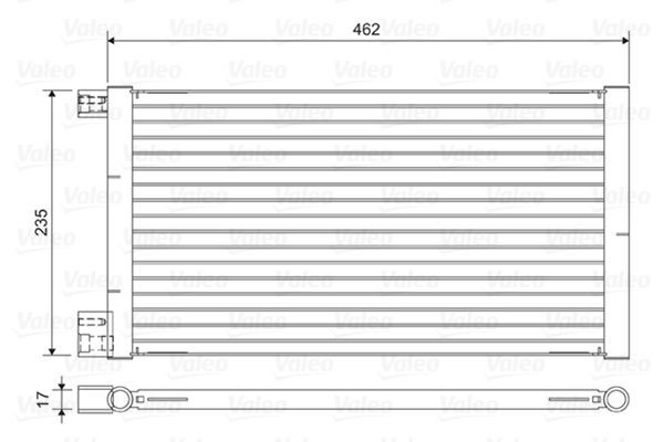 Kondensatorius, oro kondicionierius VALEO 814433