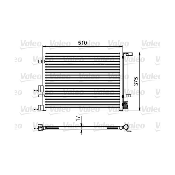 Kondensatorius, oro kondicionierius VALEO 814435