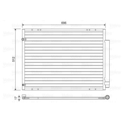 Kondensatorius, oro kondicionierius VALEO 814448