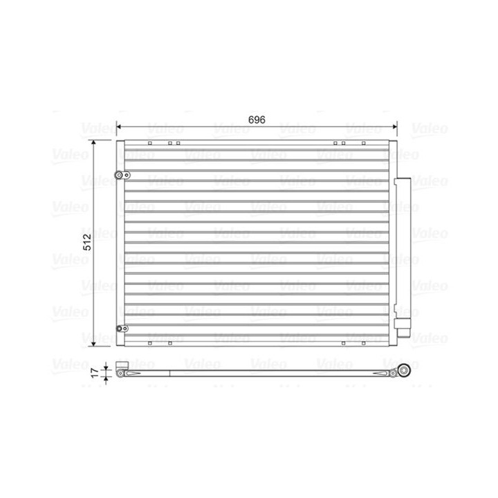 Kondensatorius, oro kondicionierius VALEO 814448