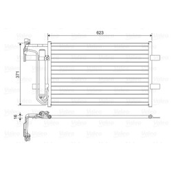 Kondensatorius, oro kondicionierius VALEO 814455