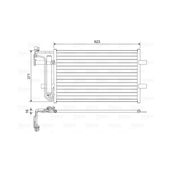 Kondensatorius, oro kondicionierius VALEO 814455