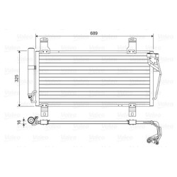 Kondensatorius, oro kondicionierius VALEO 814456