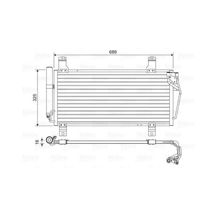 Kondensatorius, oro kondicionierius VALEO 814456