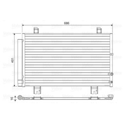 Kondensatorius, oro kondicionierius VALEO 814460