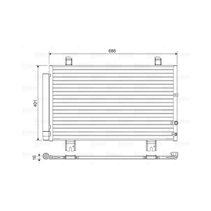 Kondensatorius, oro kondicionierius VALEO 814460