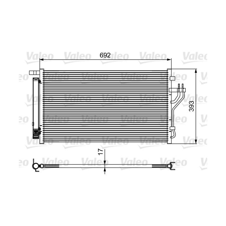 Kondensatorius, oro kondicionierius VALEO 814485