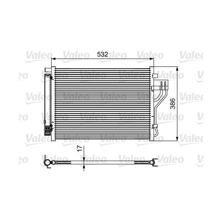 Kondensatorius, oro kondicionierius VALEO 814494