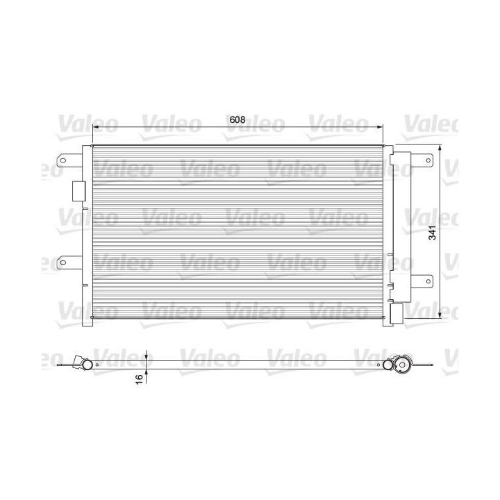 Kondensatorius, oro kondicionierius VALEO 815089