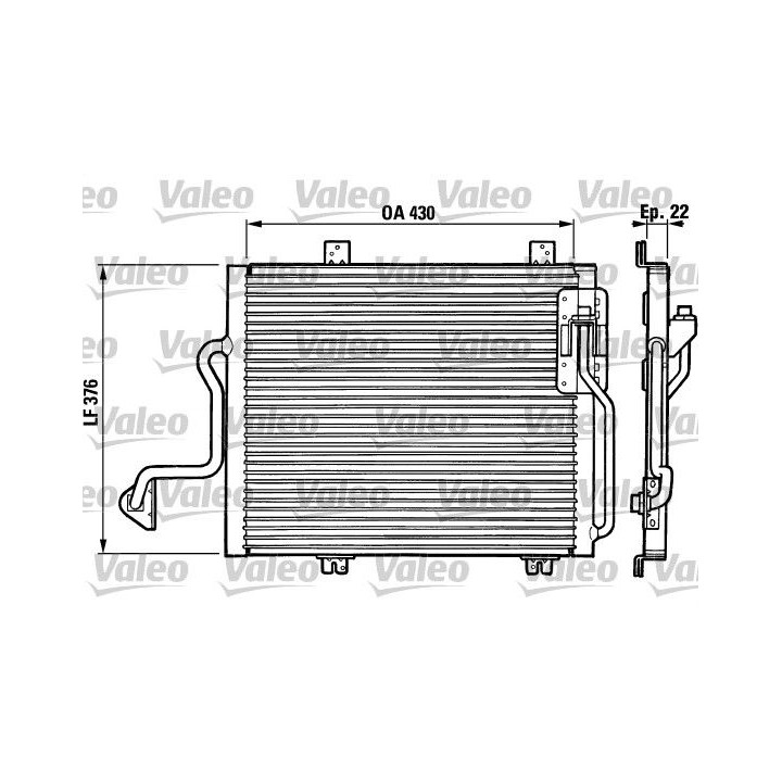 Kondensatorius, oro kondicionierius VALEO 816863