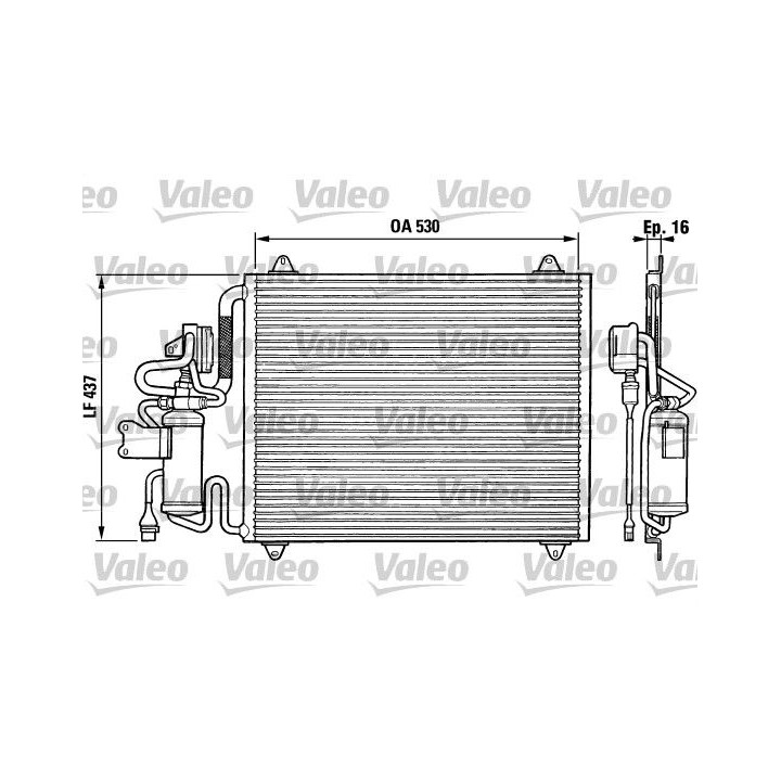 Kondensatorius, oro kondicionierius VALEO 816865
